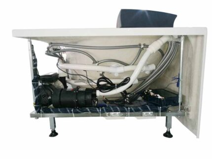 EAGO AM198ETL-R 5 ft Clear Rounded Right Corner Acrylic Whirlpool Bathtub - Image 9