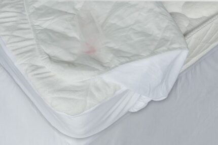 9" Waterproof Bamboo Terry Crib Mattress Pad Liner Mattress Cover Only. - Image 14