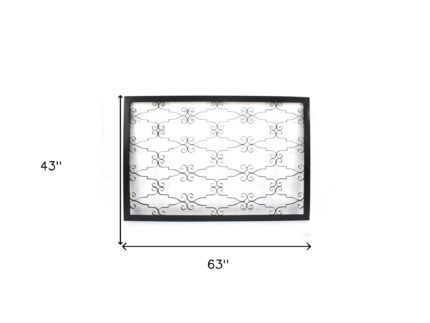 43" X 63" Black Metal Wall Decor - Image 5