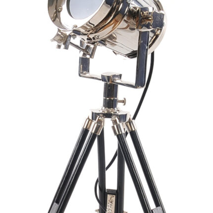 29" Silver Tripod With Metal Novelty Shade - Image 8