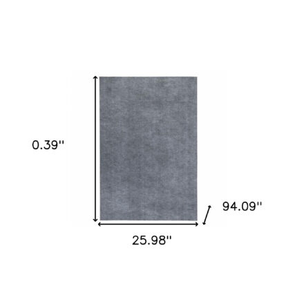 2' x 8' Gray Non Slip Rug Pad - Image 6