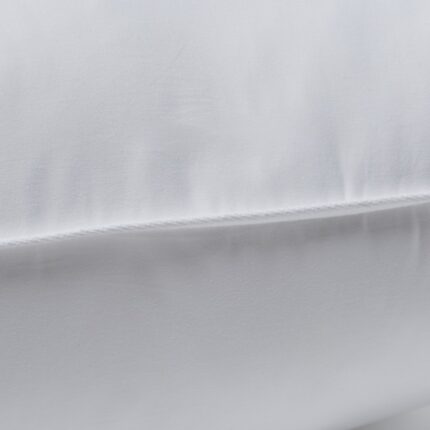 100% Cotton Lux Sateen Down Alternative Medium Hypoallergenic Queen Size Bed Pillow - Image 5