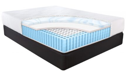 10.5" Hybrid Lux Memory Foam And Wrapped Coil Mattress Twin - Image 6