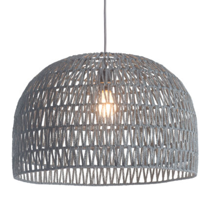 Gray Lantern Metal Dimmable Ceiling Light With Shades - Image 3