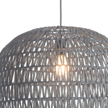 Gray Lantern Metal Dimmable Ceiling Light With Shades - Image 7