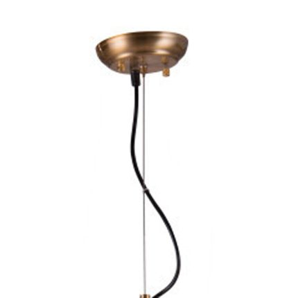 Gold Shaded Four Light Metal Dimmable Ceiling Light With Clear Shades - Image 10