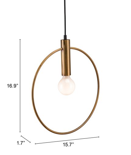 Gold Ring Metal Dimmable Chandelier - Image 8