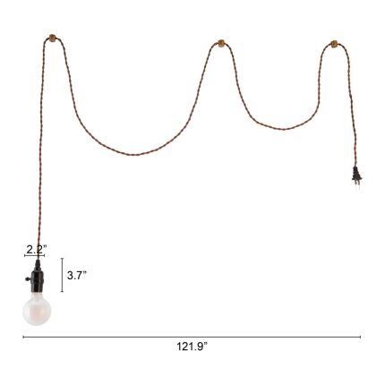 Brass Lantern Plastic Dimmable Ceiling Light - Image 10