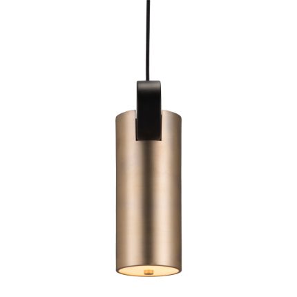 Gold Deco Cylinder Ceiling Lamp - Image 5