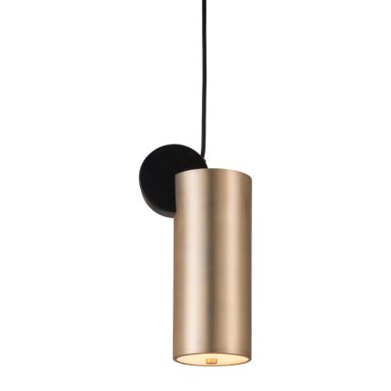 Gold Deco Cylinder Ceiling Lamp - Image 3