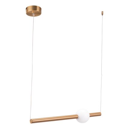 Gold And White Kitchen Island Metal LED Chandelier - Image 5