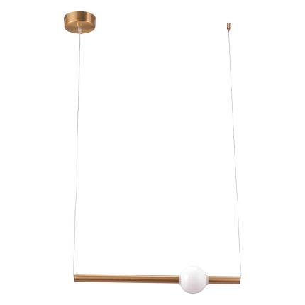 Gold And White Kitchen Island Metal LED Chandelier - Image 6
