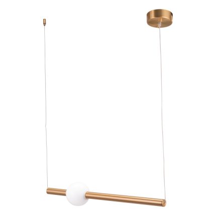 Gold And White Kitchen Island Metal LED Chandelier - Image 4