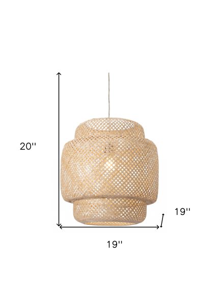 Natural Boho Weave Ceiling Lamp - Image 12