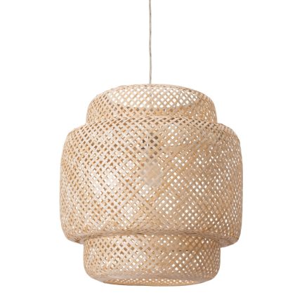 Natural Boho Weave Ceiling Lamp - Image 3