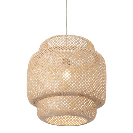 Natural Boho Weave Ceiling Lamp - Image 4