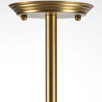 Gold Metal Eighteen Bulb Hanging Chandelier - Image 3