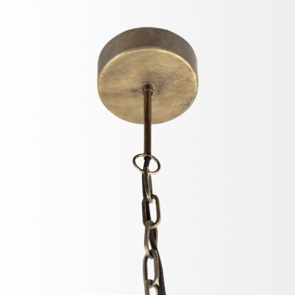 Black Metal Geometric Globe Hanging Light - Image 4