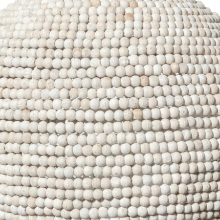 Whitewash Beaded Ball Hanging Light - Image 4