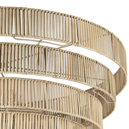 Light Brown Six Tier Hanging Chandelier - Image 8