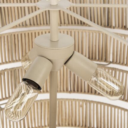 Light Brown Six Tier Hanging Chandelier - Image 9