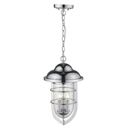 Dylan 3-Light Chrome Hanging Lantern - Image 4