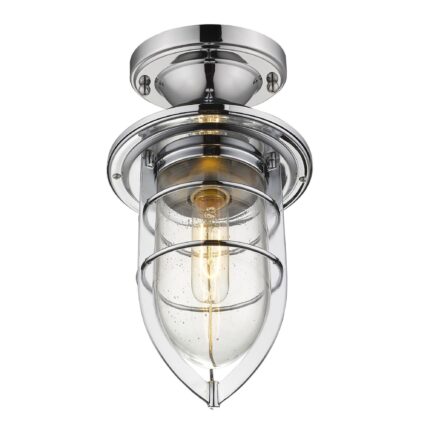 Dylan 3-Light Chrome Hanging Lantern - Image 9