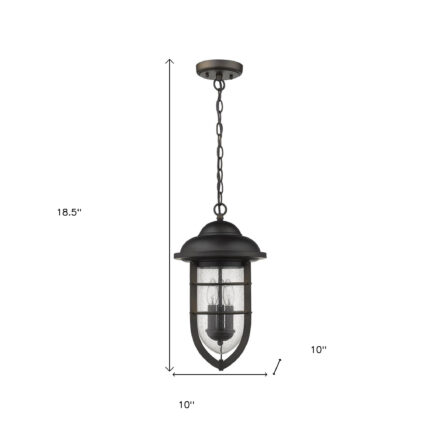 Dylan 3-Light Oil-Rubbed Bronze Hanging Lantern - Image 11