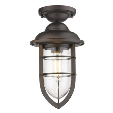 Dylan 3-Light Oil-Rubbed Bronze Hanging Lantern - Image 7