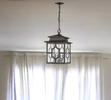 Calvert 4-Light Oil-Rubbed Bronze Hanging Lantern - Image 2