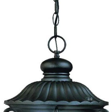 Naples 3-Light Matte Black Hanging Light - Image 4
