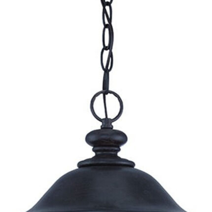 XL Three Light Matte Black Urn Shaped Hanging Light - Image 4