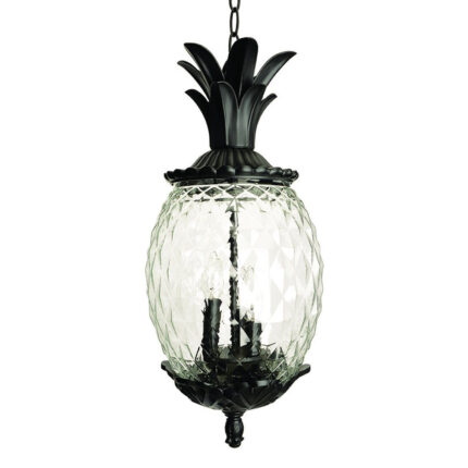 Lanai 3-Light Black Coral Hanging Light - Image 3