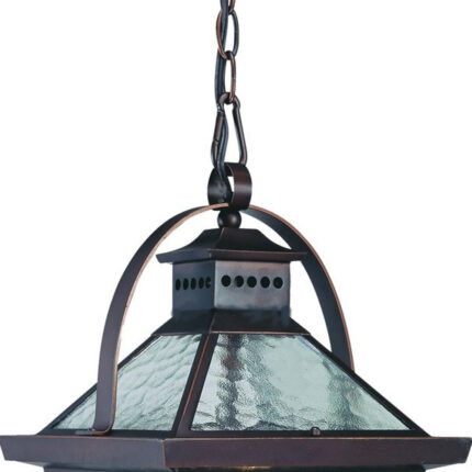 Bay Street 3-Light Architectural Bronze Hanging Light - Image 4