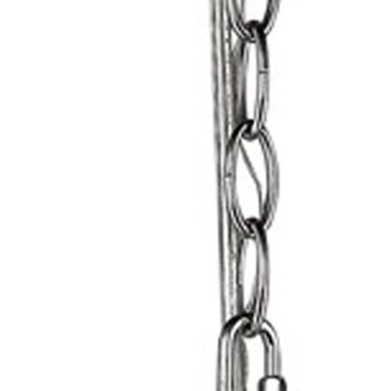 Silver Candle Style Five Light Metal and Crystals Dimmable Chandelier With White Shades - Image 4