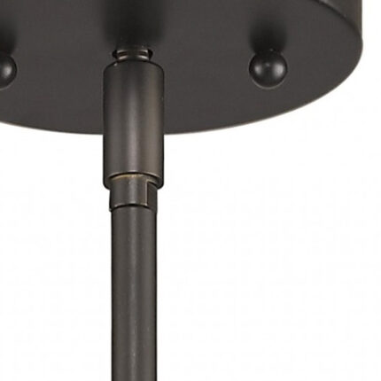 Brushed Bronze Minimalist Cylindrical Hanging Light - Image 5
