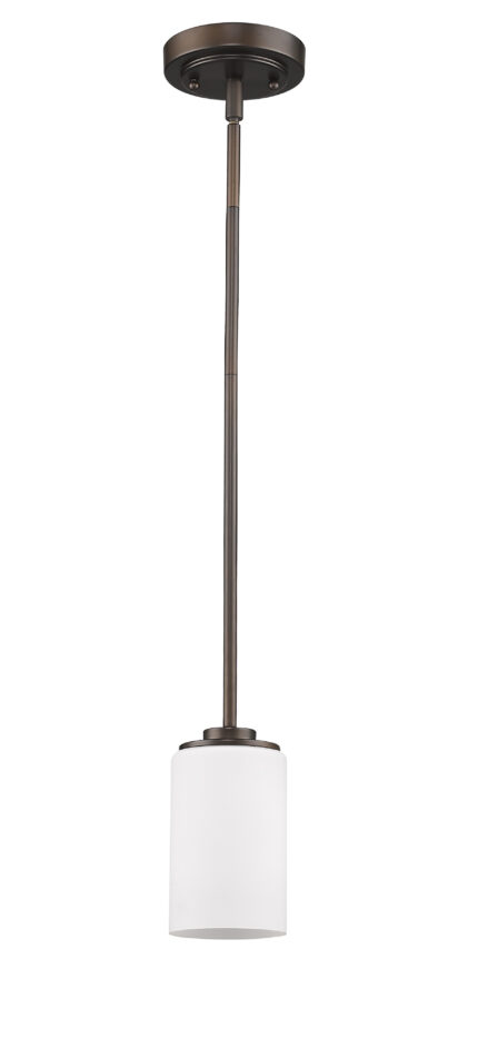 Bronze Frosted Glass Hanging Light - Image 3