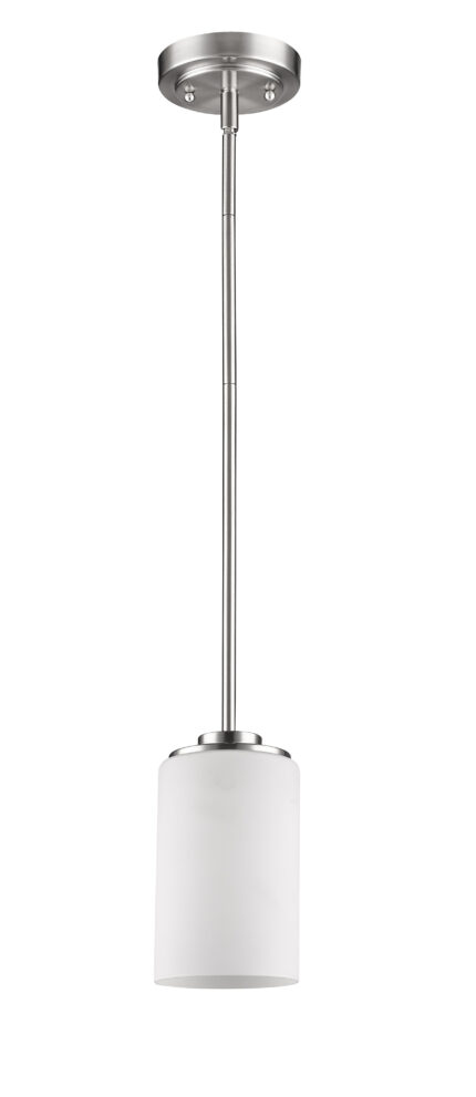 Silver Frosted Glass Hanging Light - Image 3