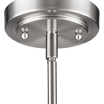 Silver Frosted Glass Hanging Light - Image 4