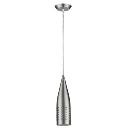 Narrow Silver Hanging Light with Glass Studs - Image 3