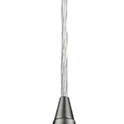 Narrow Silver Hanging Light with Glass Studs - Image 4