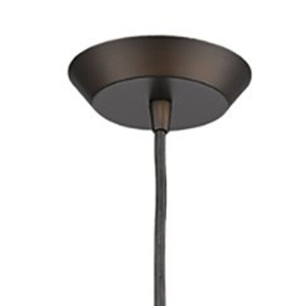 Bronze Hanging Light with Glass Studs - Image 4