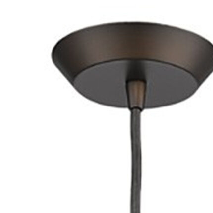 Bronze Hanging Light with Glass Studs - Image 5