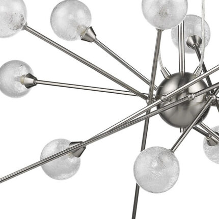 Modern Multi Light Geometric Hanging Chandelier Light - Image 3