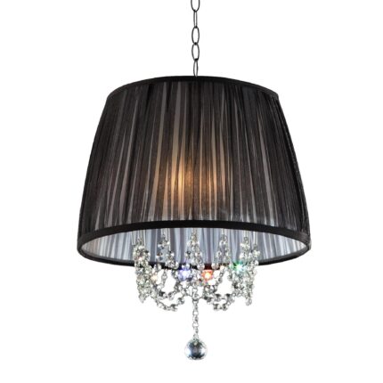 Elegant Ceiling Lamp with Crystal Accents - Image 2