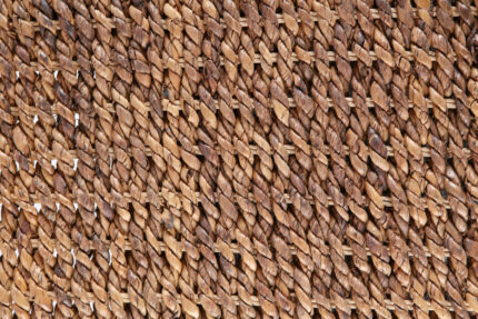 Brown Natural and Rustic Woven Banana Leaf Straight King Size Headboard - Image 9