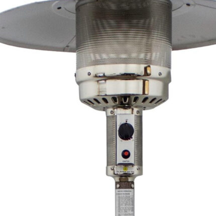 48000 BTU Bronze Steel Propane Cylindrical Pole Standing Patio Heater - Image 4