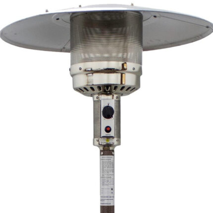 48000 BTU Bronze Steel Propane Cylindrical Pole Standing Patio Heater - Image 5