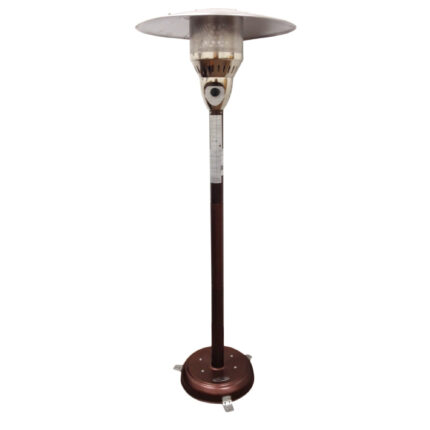 41000 BTU Bronze Steel Natural Gas Cylindrical Pole Standing Patio Heater - Image 3