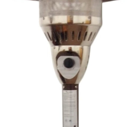 41000 BTU Bronze Steel Natural Gas Cylindrical Pole Standing Patio Heater - Image 4